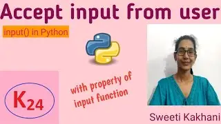 How to input data from user in python | input() function