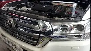 BOSCH Europa Horn Silver on Land Cruiser LC200 2018