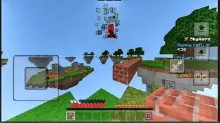 Cubecraft Skywars gameplay