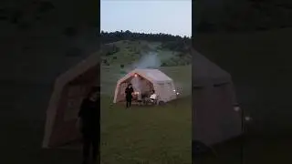 BALKONLU ŞİŞME ÇADIRLA KAMP