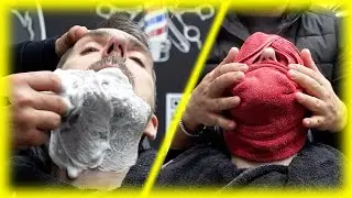 Asmr / Best way to razor shave asmr hot towel chair massage