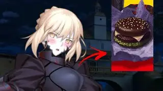 getting chocolate from Saber Alter...