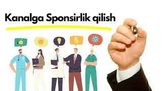 YOUTUBE KANALGA SPONSIRLIK QILISH