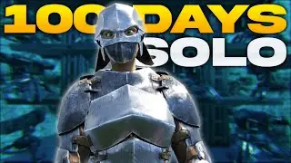 100 Days SOLO In A Broken Genesis Rathole | ARK FULL WIPE