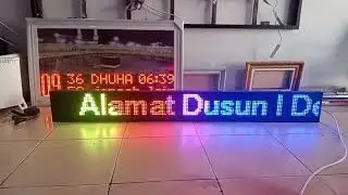 running text single color 3x6 dan 1x5 RGB