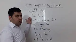 Different ways to say