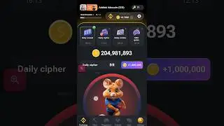 HAMSTER KOMBAT DAILY CIPHER CODE UNBLOCKED.... #hamsterkombat #cipher  #crypto #cipher #
