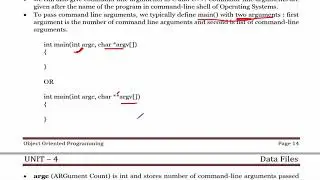 Error Handling During File Operations AND Command Line Arguments