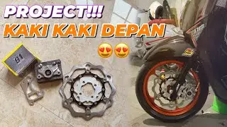 PROJECT GANTI DISC GALFER + KALIPER FORMULA 8.1 DI SCOOPY😍😍