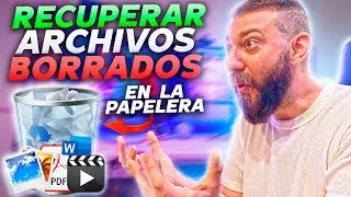 ✅  Como RECUPERAR ARCHIVOS BORRADOS de la PAPELERA - PC | DISCO DURO | USB | FOTOS | VIDEOS (2021)