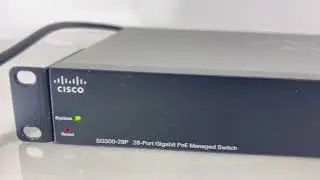 Cisco SG300-28P 28-Port Gigabit PoE Smart Network Switch