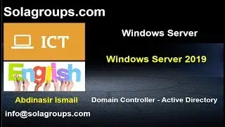 Windows Server 2019 Domain Controller and Active Directory