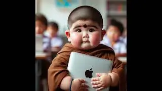 Cute monks created by AI. So cute 😃#lovely #ai #shorts #AI
