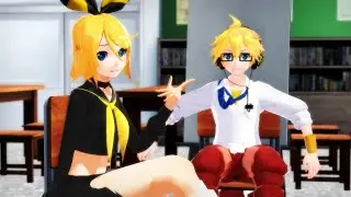 [MMDAnime]  Ijiranaide, Nagatoro-san 暖めないで長トロさん Len,Rin Kagamine 鏡音