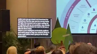 Captions on Monitor at Dreamforce - Example 2