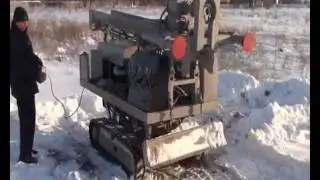 Испытания малогабаритной буровой установки КЗБТ Б-1