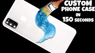 How to make a custom phone case in less then 150 seconds | DIY cheap easy custom phone case!