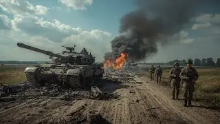 Today! Brutal Border Ambush: Russia Destroys NATO Tanks at Point-Bound Range
