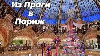 Париж. Подготовка к Рождеству. Путешествие из Праги в Париже.