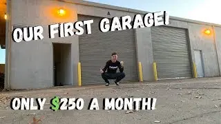 WE GOT OUR FIRST GARAGE! (INSANE BUILDS SOON!)