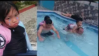 SEDIH Lagi !! Berenang Bareng Papa KOK Marah ??  Vlog GUCI Part 1
