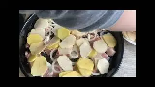 Картошка по королевски. Новогоднее блюдо. Картошка в духовкею