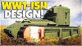 I Built An EPIC WW1-ish TANK DESIGN In Sprocket!