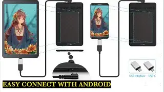 how to connect xp pen tablet deco 01 v2 with android teach online with pen tablet laptop