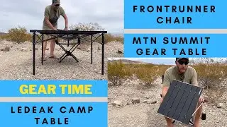 Gear Reviews: Frontrunner Chair/Mountain Summit Gear Table/LEDEAK Portable Camping Table