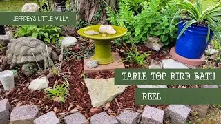 Tabletop Bird Bath