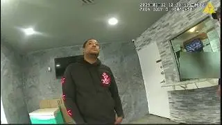 Tense moments between a young man and his girlfriend end with police intervention