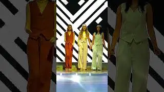 Runway of young models 