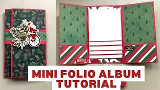 Mini Folio Album Tutorial || EASY TUTORIAL FOR BEGINNERS