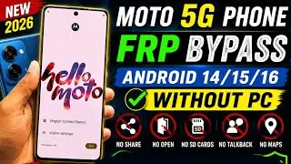 Moto 5g Phone Frp bypass | All Motorola Frp Unlock Android 14,15,16 🚀 Moto Frp bypass without PC