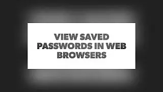 Why you should never save your passwords in browser