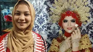 MAKE UP PENGANTIN BUGIS DAN CARA PEMASANGAN HIJAB PENGANTIN BUGIS
