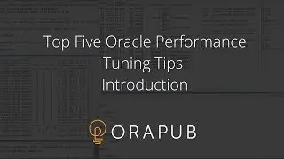 Top Five Oracle Performance Tuning Tips - Introduction