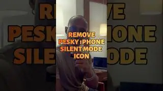 🤩 2 Step Trick: Remove Ugly Silent Mode Icon From IPhone 📲 Notification Panel