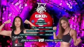 Jessica Sanchez vs. Cynthia Calvillo - GKO7