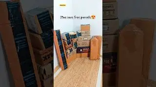 Itne sare parcels 📦😍 #shorts #trending #ytshorts #amazonfinds #viralvideo ✨