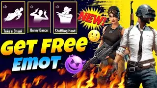 Get New Old Emot in PUBG Mobile (Bunn Dance Emot) ( Take a Break Emot) Season 15 + 17 + 18 Emot 🔥