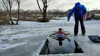 Winter swimming from childhood Закаливание детей