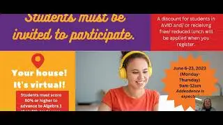 Middle School math Boot Camp