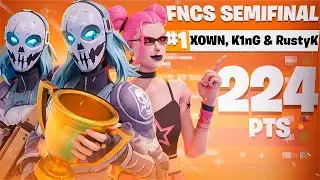 ASI QUEDAMOS TOP 1 EN LA SEMIFINAL DE FNCS w/ KING & RUSTYK