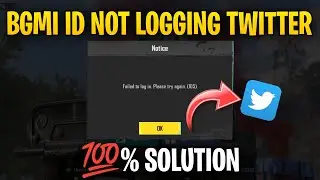 Bgmi Twitter Login Problem Solution 😍 | Failed to log in Twitter Bgmi Solve | Bgmi 2.9 login failed