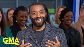 Chiwetel Ejiofor talks prosthetic cheekbones and flying with Angelina Jolie l GMA