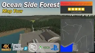 Ocean Side Forest | Map Tour | Farming Simulator 22