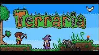 Terraria Учим Лёшу копать блоки