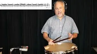 Solo #6 from Nine French American Rudimental Solos Vol. 1 by Joseph Tompkins