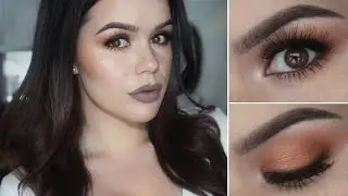 Rose Gold Foiled Eyes & Grey Lips | Makeup Tutorial